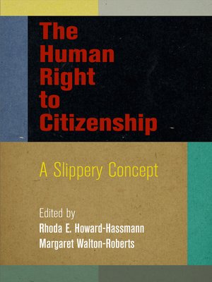 cover image of The Human Right to Citizenship